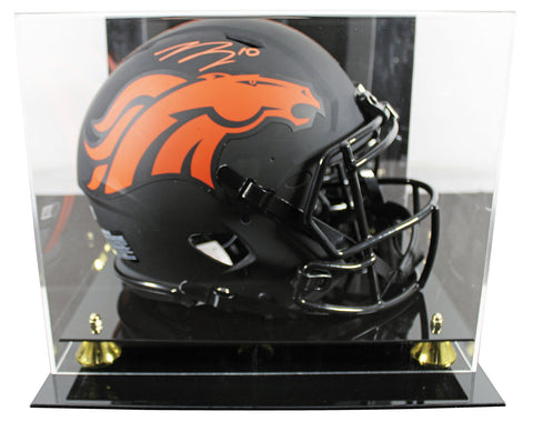 Broncos Bo Nix Signed Eclipse Full Size Speed Proline Helmet W/ Case BAS Witness