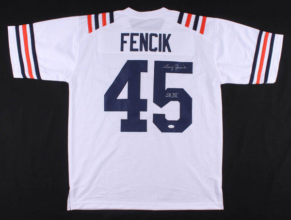 Gary Fencik Signed Chicago Bears Jersey Inscribed SBXX (JSA ) 2xPro Bowl D.B.