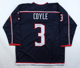 Charlie Coyle Signed Columbus Blue Jackets Jersey /JSA / Played 1,000+ NHL Games