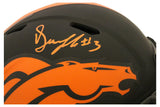 Drew Lock Autographed/Signed Denver Broncos Authentic Eclipse Helmet JSA 26963