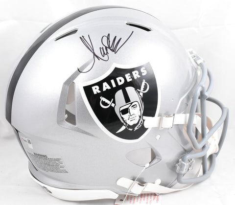 Marcus Allen Autographed Raiders F/S Speed Authentic Helmet - Fanatics *Black