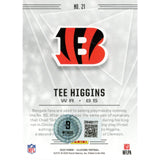 Tee Higgins Autographed Panini Illusions 21 Who Dey Trading Card Beckett 48927