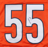 Lance Briggs Chicago Signed Orange Football Jersey JSA Hologram