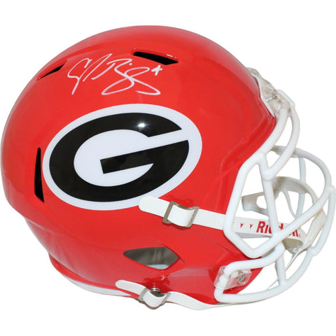 Champ Bailey Autographed/Signed Georgia Bulldogs F/S Helmet Beckett 44025