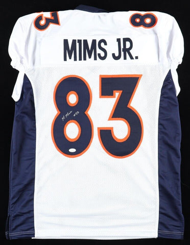Marvin Mims Jr. Signed Denver Broncos Jersey Inscribed #83 (JSA COA) 2nd Rnd Pck