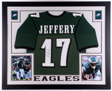 Alshon Jeffery Signed Philadelphia Eagles 35" x 43" Framed Jersey (JSA) SB LII