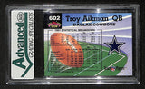 Troy Aikman Cowboys 1992 Stadium Club Members Choice #602 AGS 10 BA205005