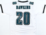 Brian Dawkins Autographed White Pro Style Jersey - Beckett W Hologram