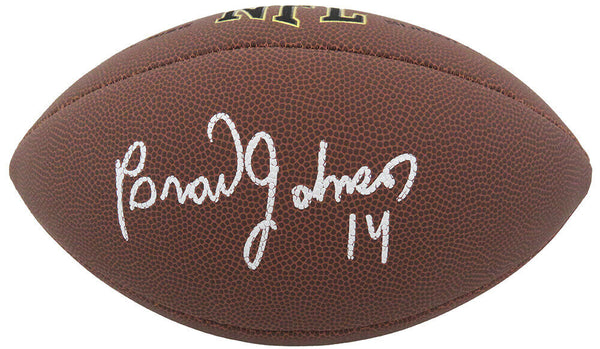 Brad Johnson Signed Wilson Super Grip Full Size NFL Football - (SCHWARTZ COA)