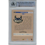 Jonathan Ogden Autographed 1996 Score Board Trading Card Beckett 47703