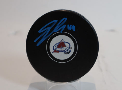 Sam Girard Autographed Colorado Avalanche Puck