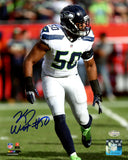 K.J. KJ WRIGHT AUTOGRAPHED SIGNED 8X10 PHOTO SEATTLE SEAHAWKS MCS HOLO 144613