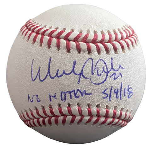 Walker Buehler Autographed "No Hitter 5/4/18" Official MLB Baseball Beckett