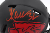 Marcus Allen Autographed Black Eclipse Speed Mini Helmet Chiefs Beckett WD41114