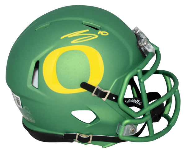 BO NIX AUTOGRAPHED OREGON DUCKS APPLE SPEED MINI HELMET BECKETT