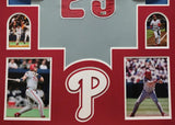 FRAMED PHILADELPHIA PHILLIES JOHN KRUK AUTOGRAPHED SIGNED JERSEY BECKETT HOLO