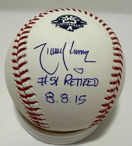 RANDY JOHNSON Signed Official ARI MLB Baseball AUTO w/ "#51 Retired" - JSA
