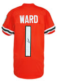 Cam Ward (U of Miami) Signed Orange Custom College Football Jersey - (JSA COA)