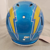 DARREN SPROLES SIGNED CHARGERS FS FLASH SPEED AUTHENTIC HELMET BECKETT