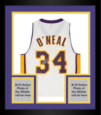 FRMD Shaquille O'Neal Lakers Signed Mitchell & Ness 2002-2003 Swingman Jersey
