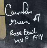 Cornelius Greene Signed Ohio State Buckeyes 1975 Rose Bowl Program MVP BAS 57209