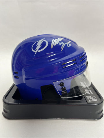 Nikita Kucherov Autographed Tampa Bay Lightning Mini Hockey Helmet, Fan Cert