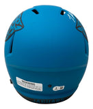 Travis Hunter Signed Jacksonville Jaguars FS Rave Speed Replica Helmet BAS