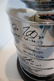 Colorado Avalanche 2022 Stanley Cup Champions Autographed Trophy 18x Signatures