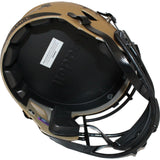 Devon Achane Autographed Miami Dolphins 23 Salute F/S Helmet Beckett 43837