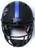 Peyton Manning Autographed Colts Eclipse Speed F/S Authentic Helmet- Fanatics