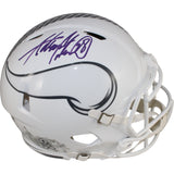 Adrian Peterson Autographed Minnesota Vikings Pro 24 STS Helmet Beckett 49578