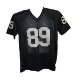Bryan Edwards Autographed/Signed Pro Style Black XL Jersey BAS 30683