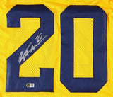 Kalel Mullings Signed Michigan Wolverines Jersey (Beckett) 2023 National Champ