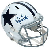 Dak Prescott Autographed Dallas Cowboys Throwback Speed Full Size Helmet Beckett