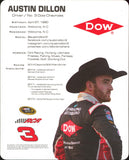 NASCAR Austin Dillon Authentic Signed 8x10 Promotional Card JSA #AY28697