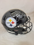JEROME BETTIS SIGNED PITTSBURGH STEELERS SPEEDFLEX AUTHENTIC HELMET BECKETT QR