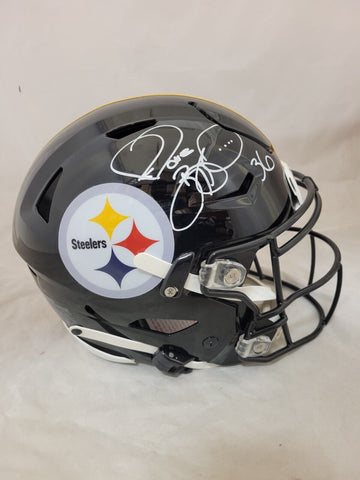 JEROME BETTIS SIGNED PITTSBURGH STEELERS SPEEDFLEX AUTHENTIC HELMET BECKETT QR