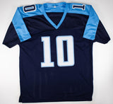 Vince Young Signed Tennessee Titans Jersey (GTSM) 2xPro Bowl Quarterback