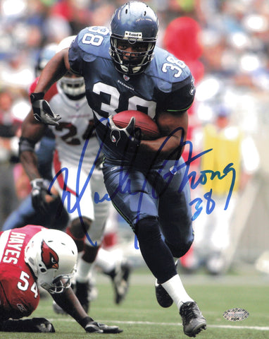 Mack Strong Autographed Signed 8x10 Photo Seattle Seahawks MCS Holo #63505