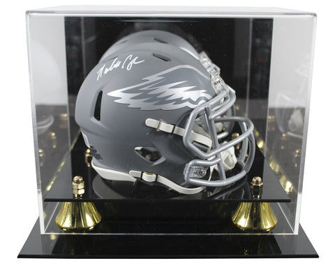 Eagles Randall Cunningham Signed Slate Speed Mini Helmet W/ Case BAS Witnessed