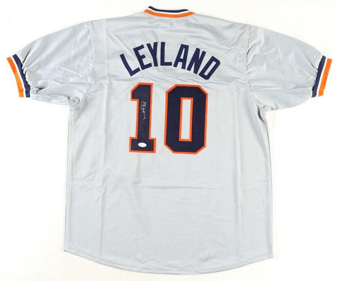 Jim Leyland Signed Tigers Jersey (JSA COA) Detroit's Manager (2006-2013)