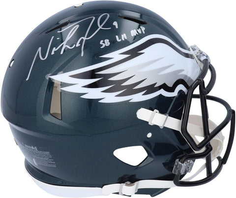 Nick Foles Eagles Signed Auth. Pro-Line Helmet with "SB LII MVP" Insc