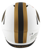 49ers George Kittle Signed Lunar F/S Speed Proline Helmet w/ Red Sig BAS Witness