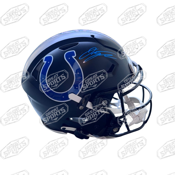 JONATHAN TAYLOR SIGNED INDIANAPOLIS COLTS F/S ALT SPEEDFLEX HELMET BECKETT QR