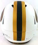 George Kittle Autographed 49ers Lunar Speed Full Size Helmet- Beckett W *gold