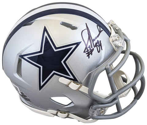 Cowboys Jay Novacek Authentic Signed Speed Mini Helmet BAS Witnessed
