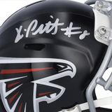 KYLE PITTS Autographed Atlanta Falcons Speed Mini Helmet FANATICS