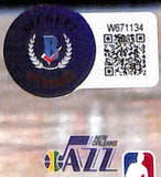 Adrian Dantley Autographed/Signed Utah Jazz 8x10 Photo Beckett 42866