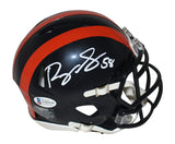 Roquan Smith Autographed Chicago Bears 1936 Tribute Mini Helmet BAS 25842