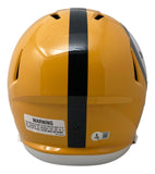 Jack Ham Signed Pittsburgh Steelers FS Gold Speed Replica Helmet HOF 88 BAS